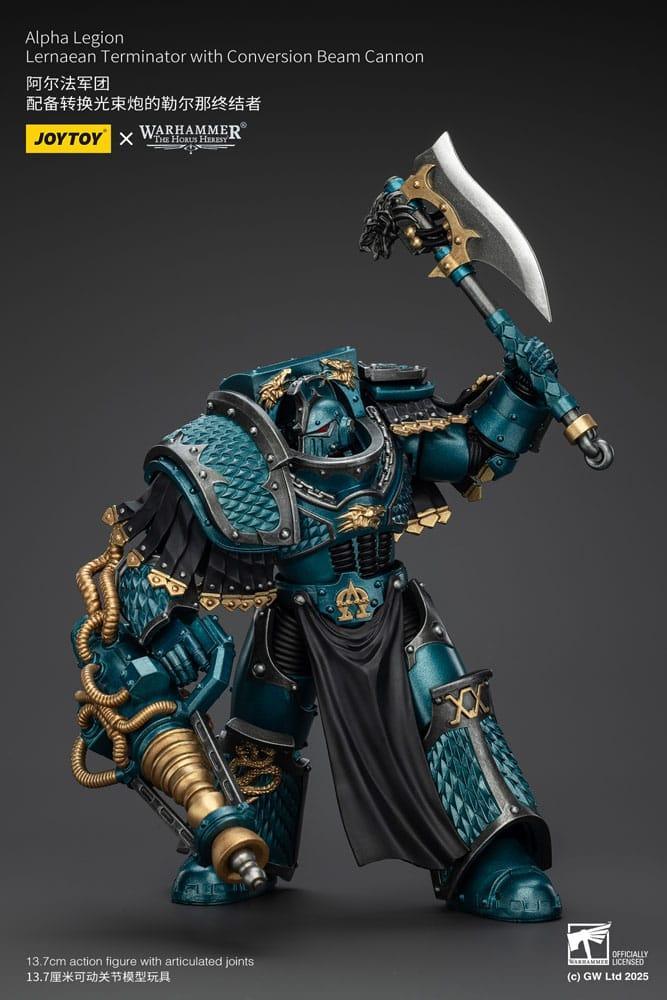 Warhammer The Horus Heresy Action Figur Alpha Legion Lernaean Terminator med Conversion Beam Cannon 20 cm Joy Toy (CN)