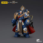 Warhammer 40k Action Figur Ultramarines Marneus Calgar Chapter Master med MKX Gravis Armour och Gauntlets of Ultramar 20 cm Joy Toy (CN)