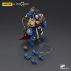 Warhammer 40k Action Figur Ultramarines Marneus Calgar Chapter Master med MKX Gravis Armour och Gauntlets of Ultramar 20 cm Joy Toy (CN)