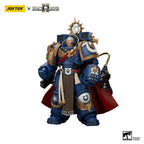 Warhammer 40k Action Figur Ultramarines Marneus Calgar Chapter Master med MKX Gravis Armour och Gauntlets of Ultramar 20 cm Joy Toy (CN)