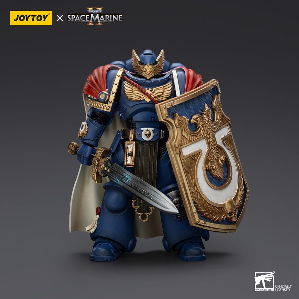 Warhammer 40k Action Figur Ultramarines Victrix Honour Guard med Storm Shield och Power Sword 20 cm Joy Toy (CN)