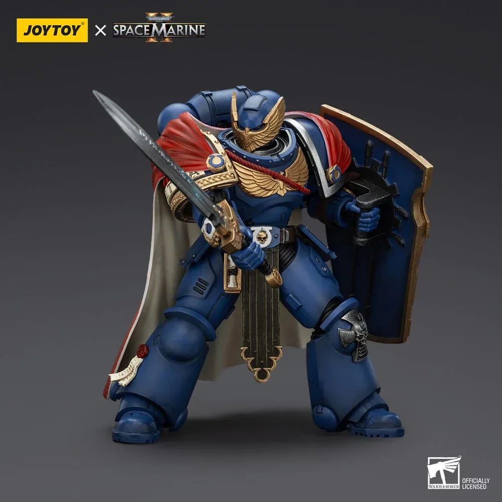 Warhammer 40k Action Figur Ultramarines Victrix Honour Guard med Storm Shield och Power Sword 20 cm Joy Toy (CN)