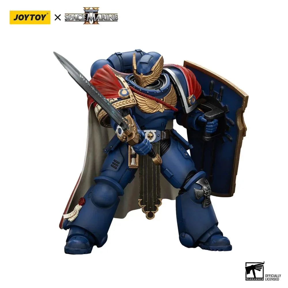 Warhammer 40k Action Figur Ultramarines Victrix Honour Guard med Storm Shield och Power Sword 20 cm Joy Toy (CN)