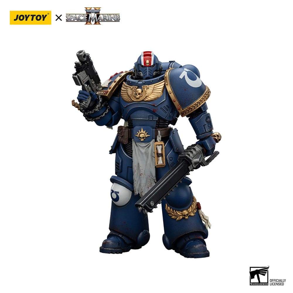 Warhammer 40,000: Space Marine 2 Action Figur Ultramarines Lieutenant Titus Collectors Edition 13 cm Joy Toy (CN)