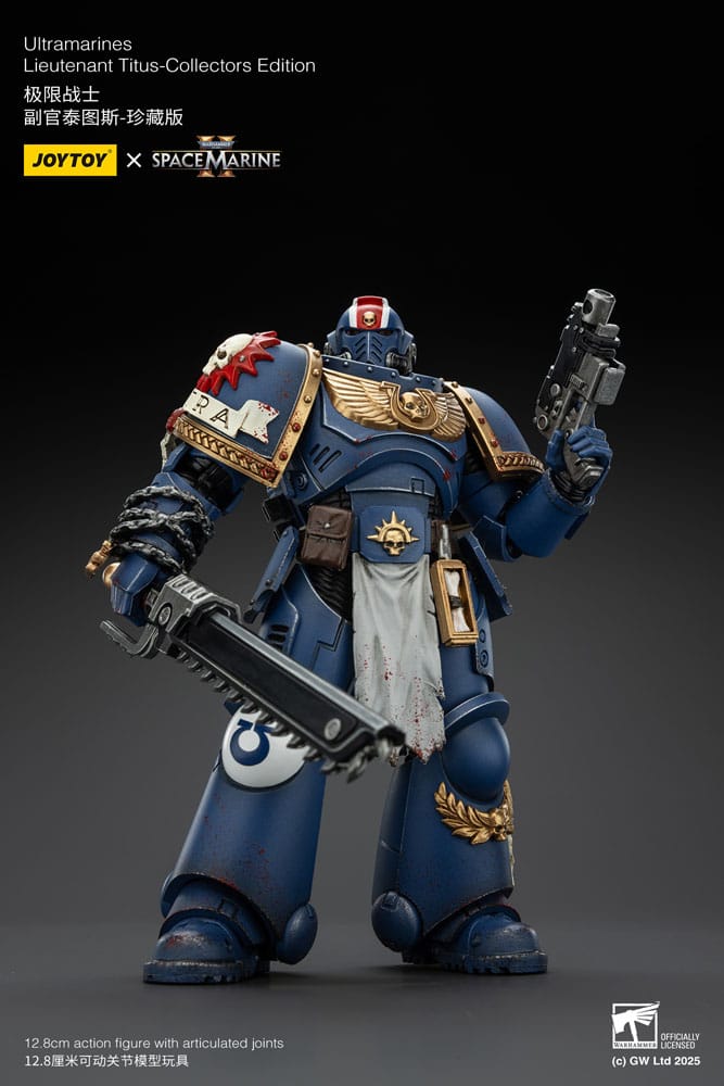 Warhammer 40,000: Space Marine 2 Action Figur Ultramarines Lieutenant Titus Collectors Edition 13 cm Joy Toy (CN)