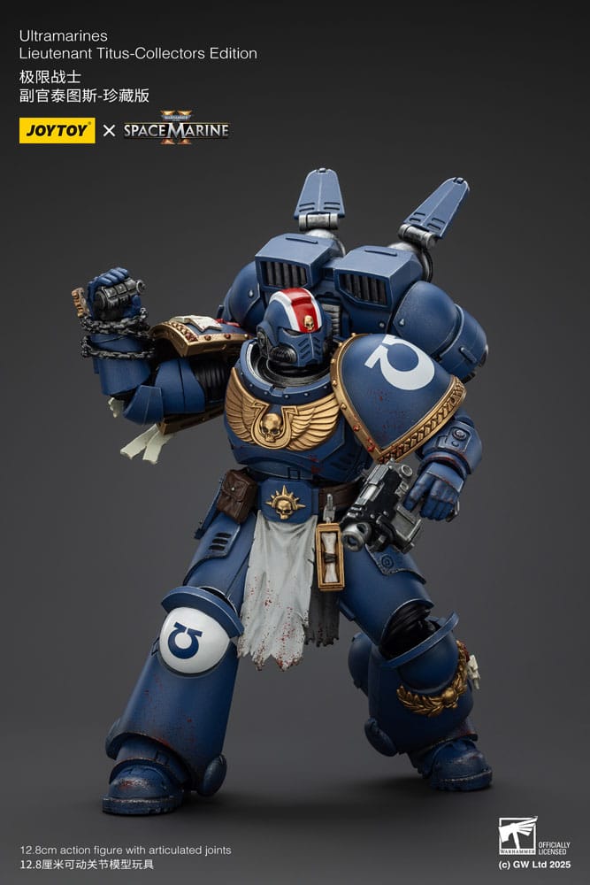 Warhammer 40,000: Space Marine 2 Action Figur Ultramarines Lieutenant Titus Collectors Edition 13 cm Joy Toy (CN)