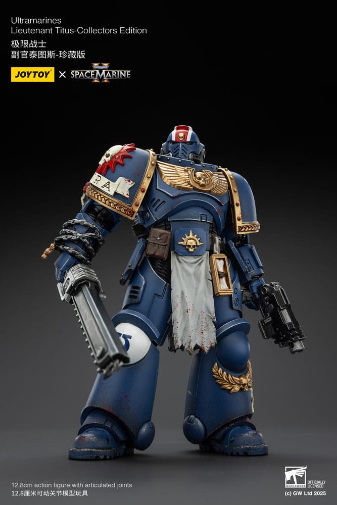 Warhammer 40,000: Space Marine 2 Action Figur Ultramarines Lieutenant Titus Collectors Edition 13 cm Joy Toy (CN)