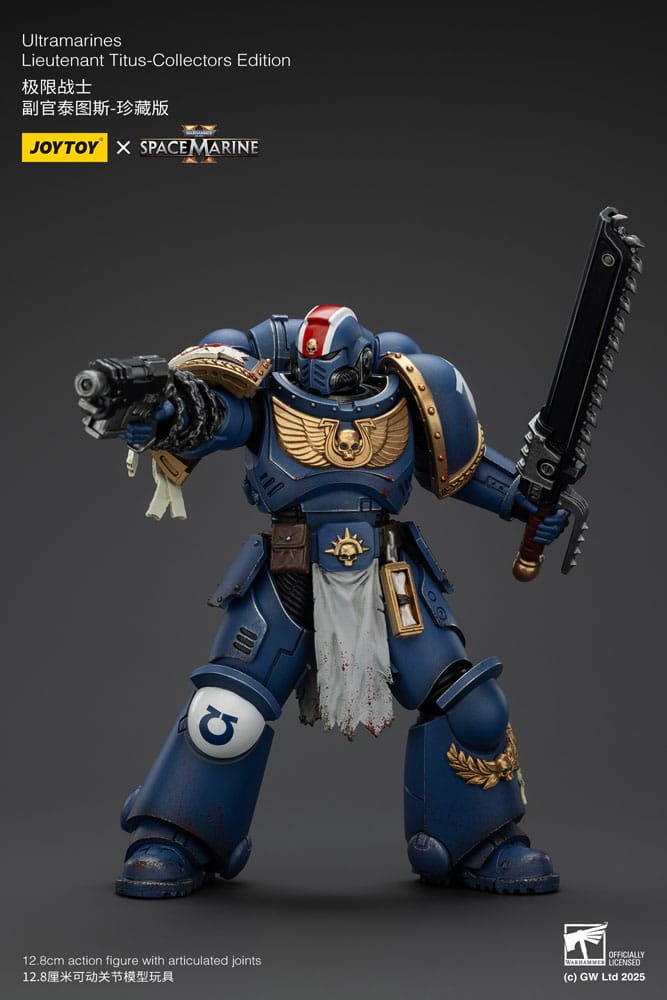 Warhammer 40,000: Space Marine 2 Action Figur Ultramarines Lieutenant Titus Collectors Edition 13 cm Joy Toy (CN)