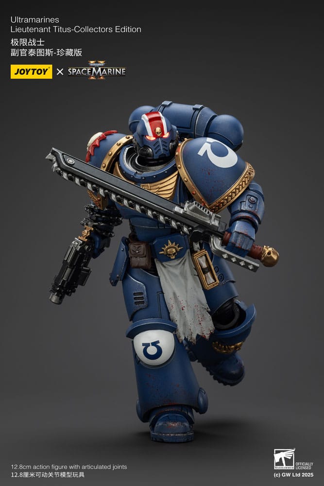 Warhammer 40,000: Space Marine 2 Action Figur Ultramarines Lieutenant Titus Collectors Edition 13 cm Joy Toy (CN)