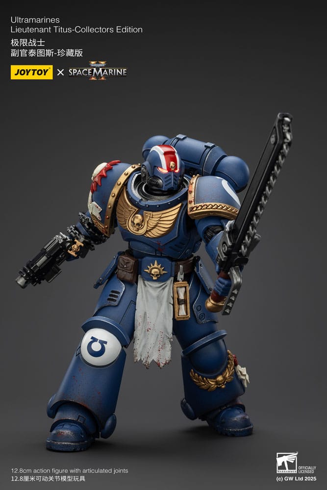 Warhammer 40,000: Space Marine 2 Action Figur Ultramarines Lieutenant Titus Collectors Edition 13 cm Joy Toy (CN)