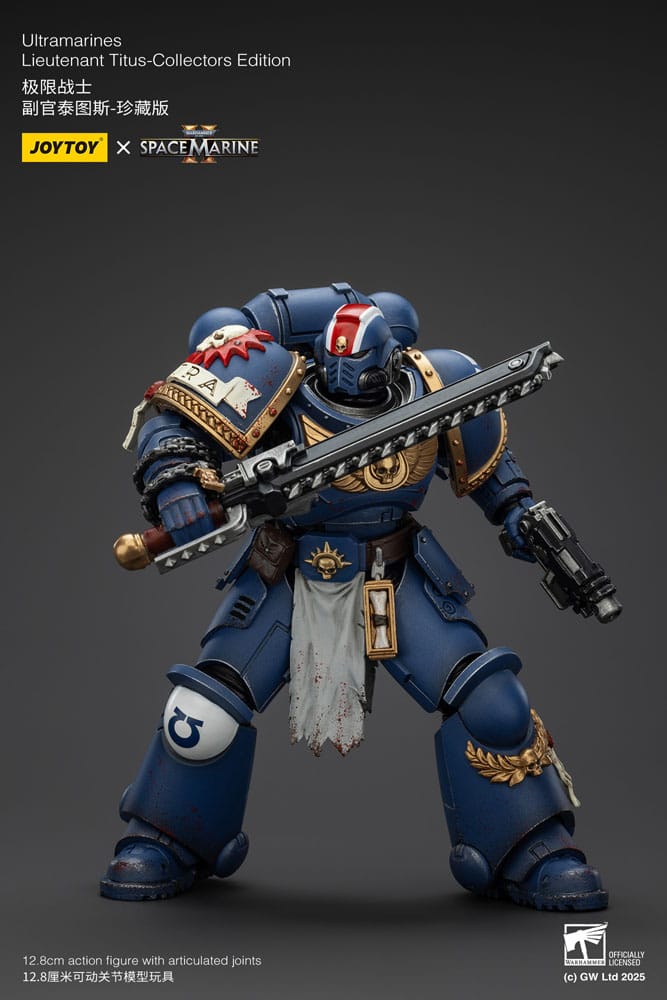 Warhammer 40,000: Space Marine 2 Action Figur Ultramarines Lieutenant Titus Collectors Edition 13 cm Joy Toy (CN)