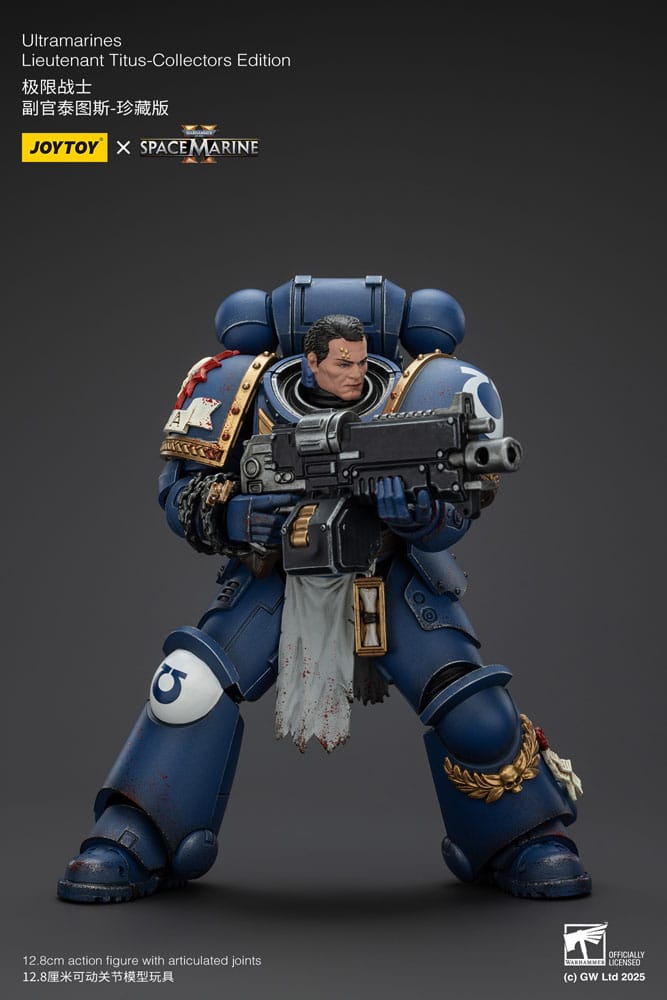 Warhammer 40,000: Space Marine 2 Action Figur Ultramarines Lieutenant Titus Collectors Edition 13 cm Joy Toy (CN)
