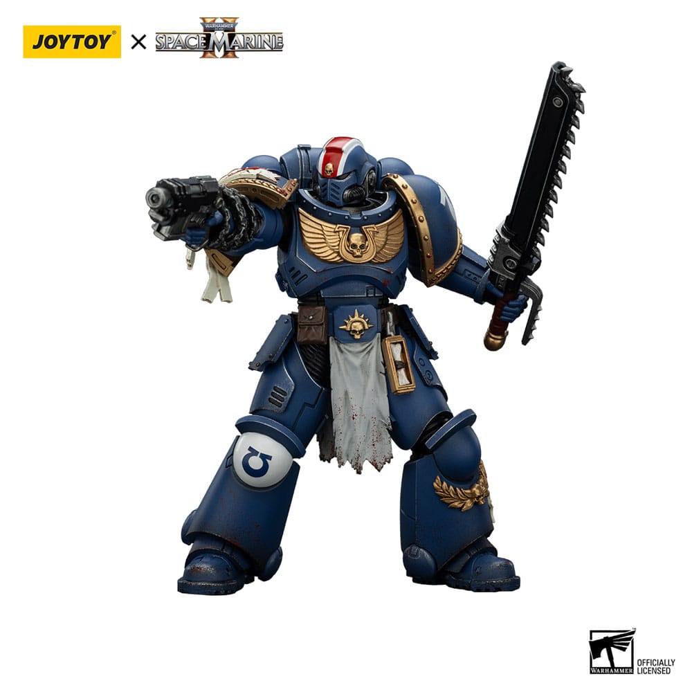 Warhammer 40,000: Space Marine 2 Action Figur Ultramarines Lieutenant Titus Collectors Edition 13 cm Joy Toy (CN)