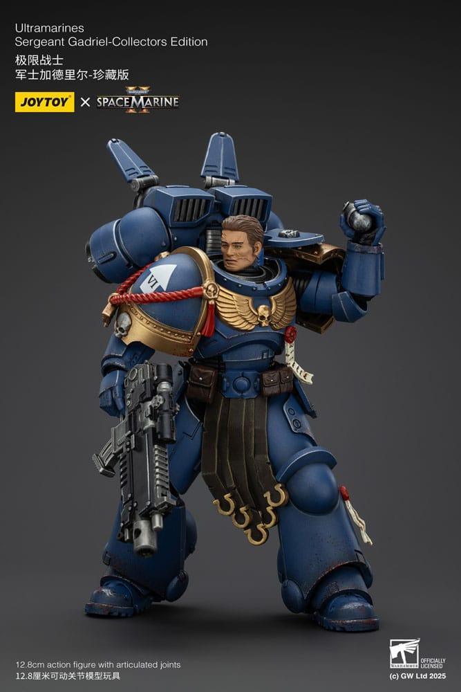 Warhammer 40,000: Space Marine 2 Action Figur Ultramarines Sergeant Gadriel Collector's Edition 13 cm Joy Toy (CN)
