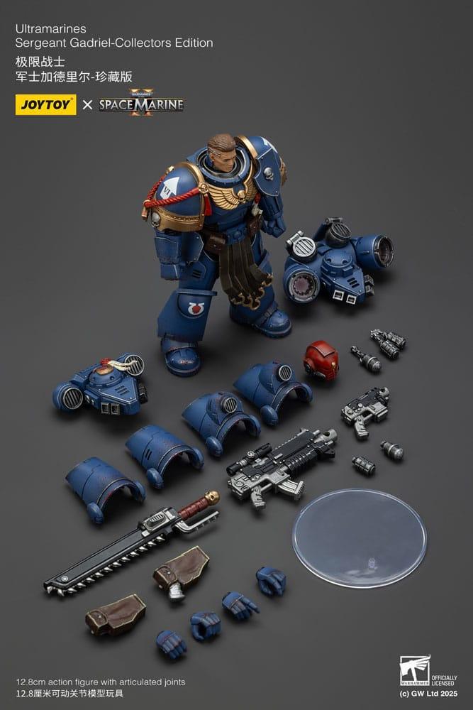 Warhammer 40,000: Space Marine 2 Action Figur Ultramarines Sergeant Gadriel Collector's Edition 13 cm Joy Toy (CN)