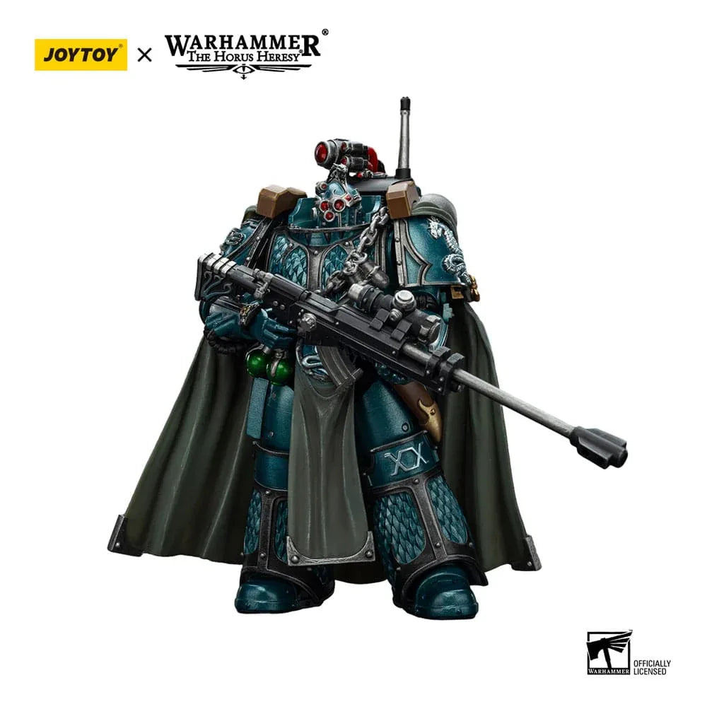 Warhammer The Horus Heresy Action Figur Alpha Legion Exodus – The One who is Many med Sniper Rifle och Power Dagger 20 cm Joy Toy (CN)