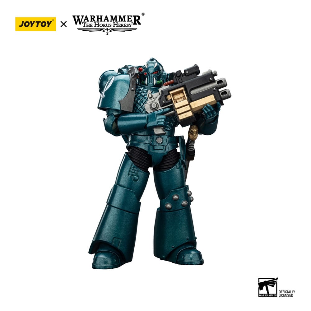 Warhammer The Horus Heresy Action Figur Alpha Legion Head Hunter med Banestrike Combi-Bolter och Power Dagger - 20 cm Joy Toy (CN)