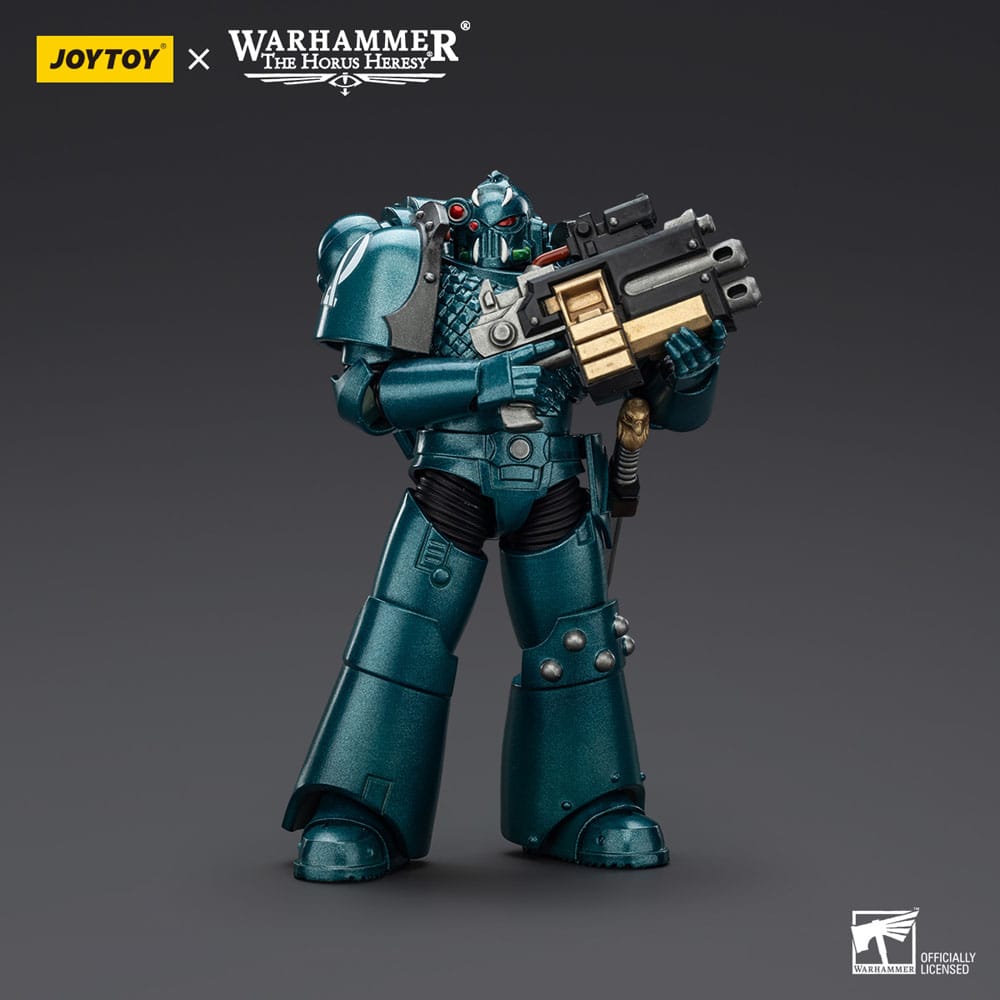 Warhammer The Horus Heresy Action Figur Alpha Legion Head Hunter med Banestrike Combi-Bolter och Power Dagger - 20 cm Joy Toy (CN)