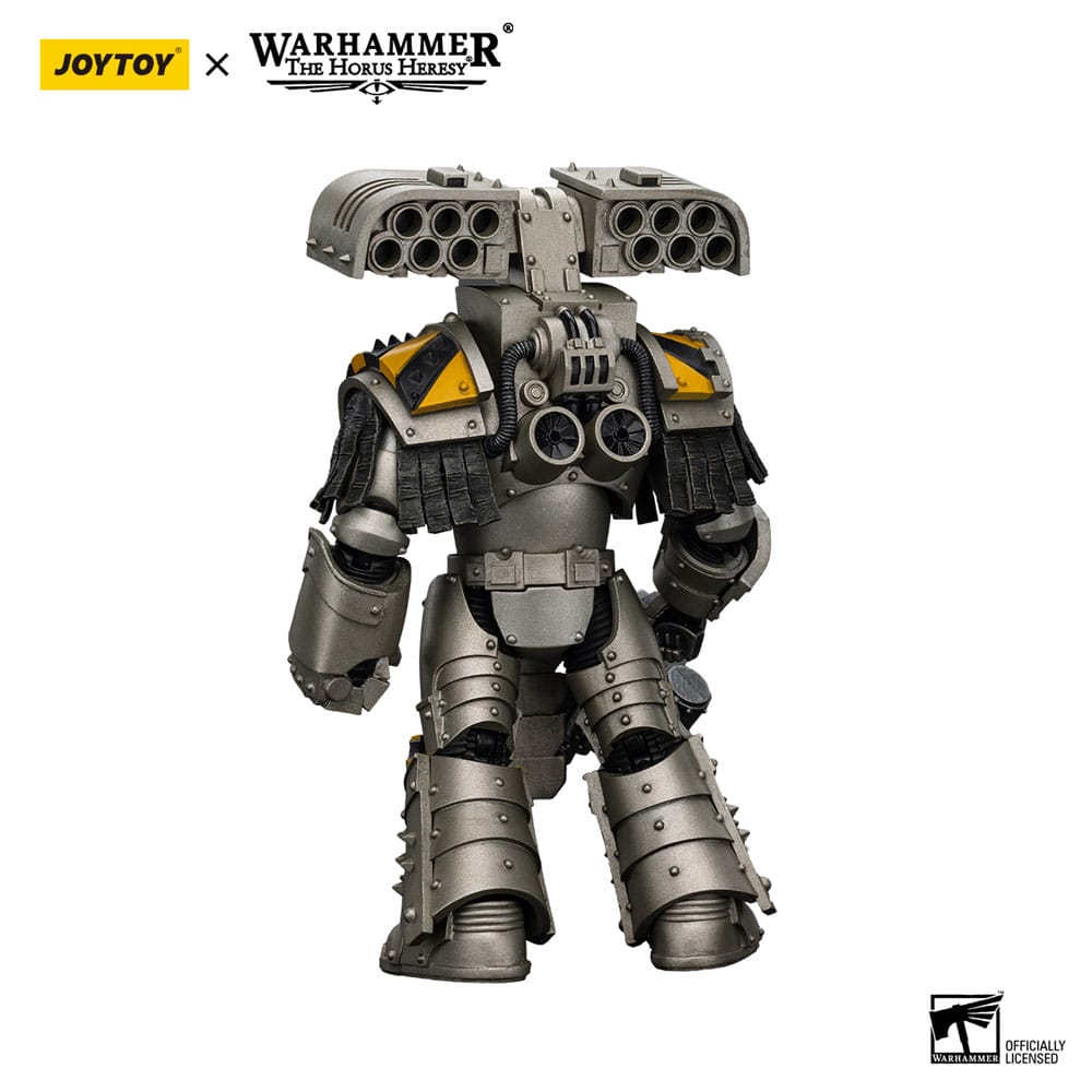 Warhammer The Horus Heresy Action Figur 1/18 lron Warriors Tyrant Siege Terminator med Rakettub Joy Toy (CN)