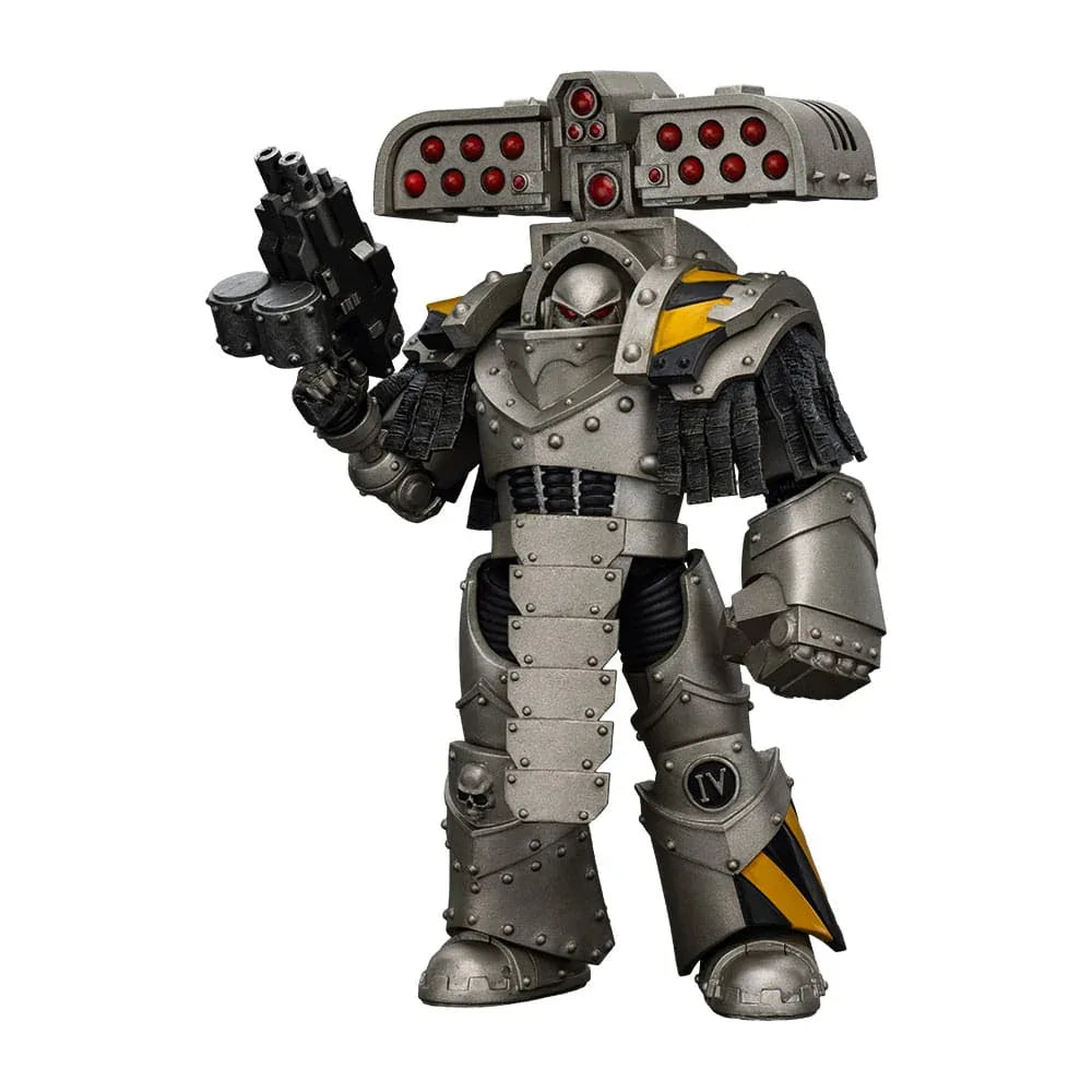 Warhammer The Horus Heresy Action Figur 1/18 Iron Warriors Tyrant Siege Master Terminator med Raketskytt 14 cm Joy Toy (CN)