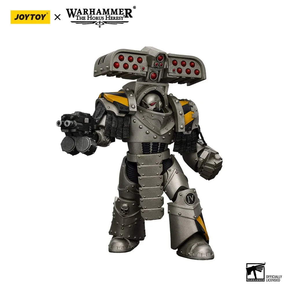 Warhammer The Horus Heresy Action Figur 1/18 Iron Warriors Tyrant Siege Master Terminator med Raketskytt 14 cm Joy Toy (CN)