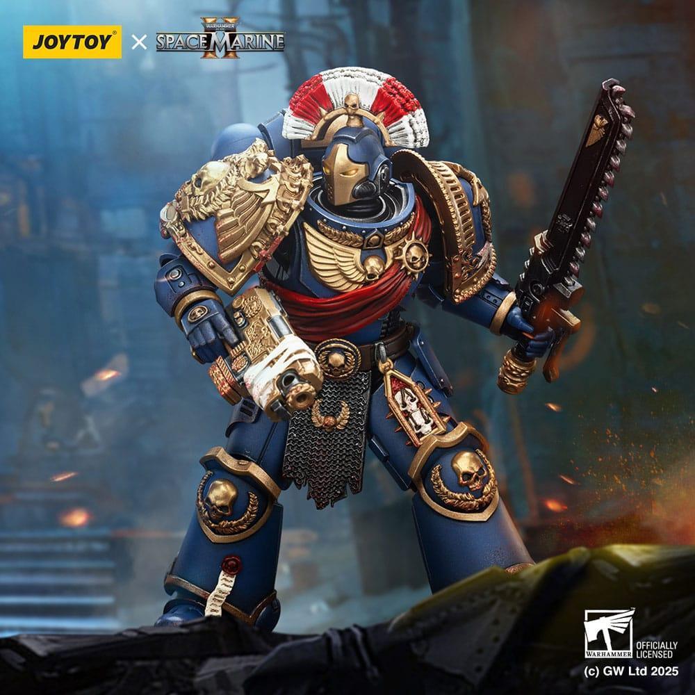 Warhammer 40,000: Space Marine 2 Action Figur Ultramarines Relic Secundus Armour 20 cm Joy Toy (CN)