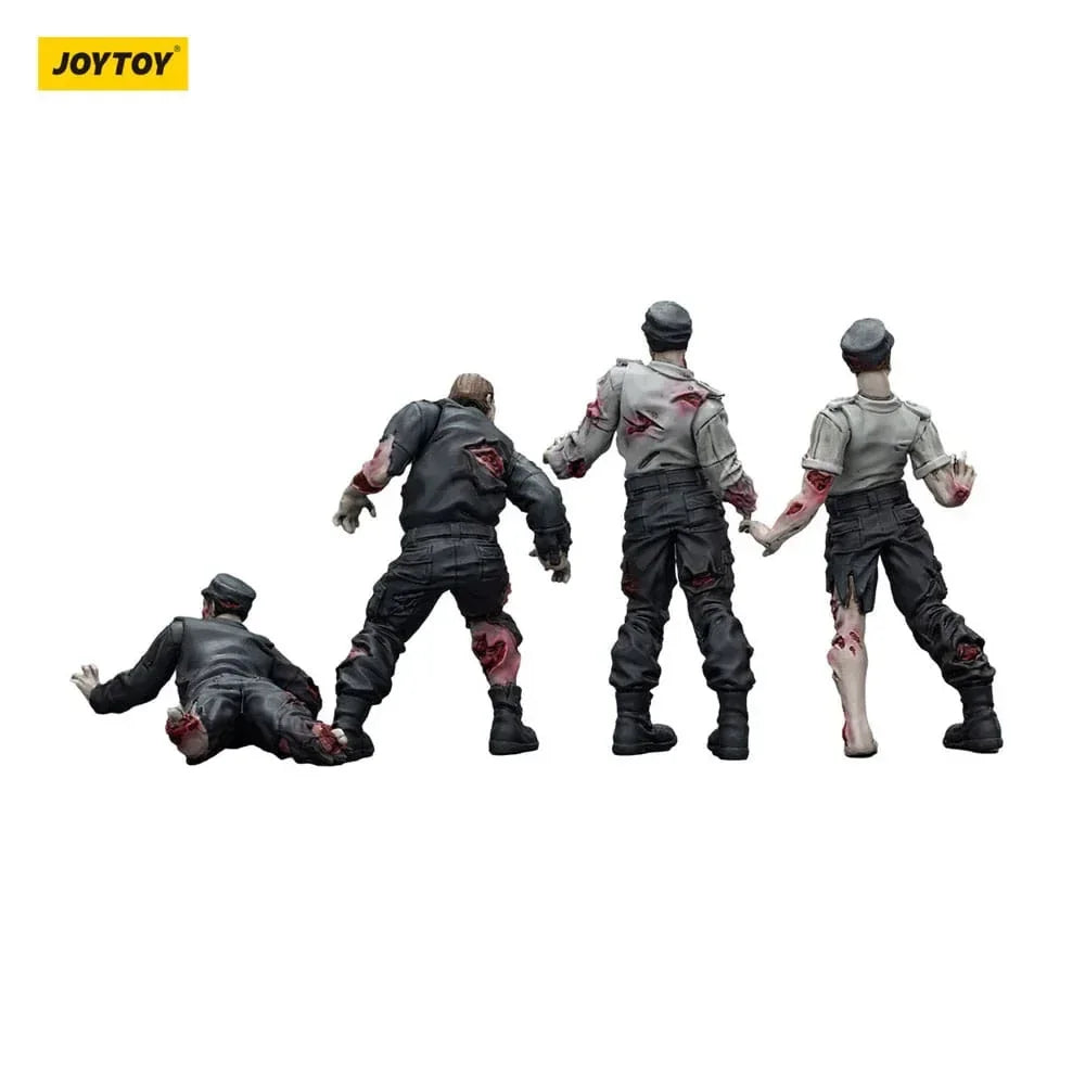 Zombie Dark Source Action Figurr 4-Pack Security Guards 8 cm Joy Toy (CN)
