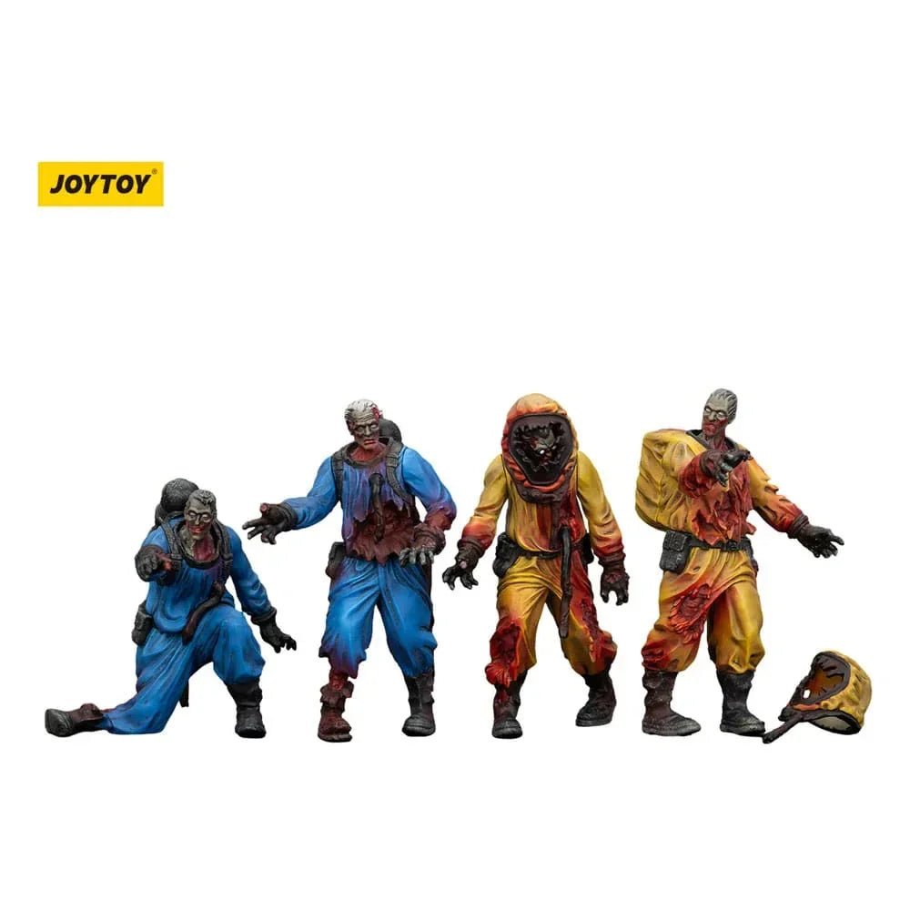 Zombie Dark Source Action Figurr 4-Pack Biochemical Lab Team 8 cm Joy Toy (CN)