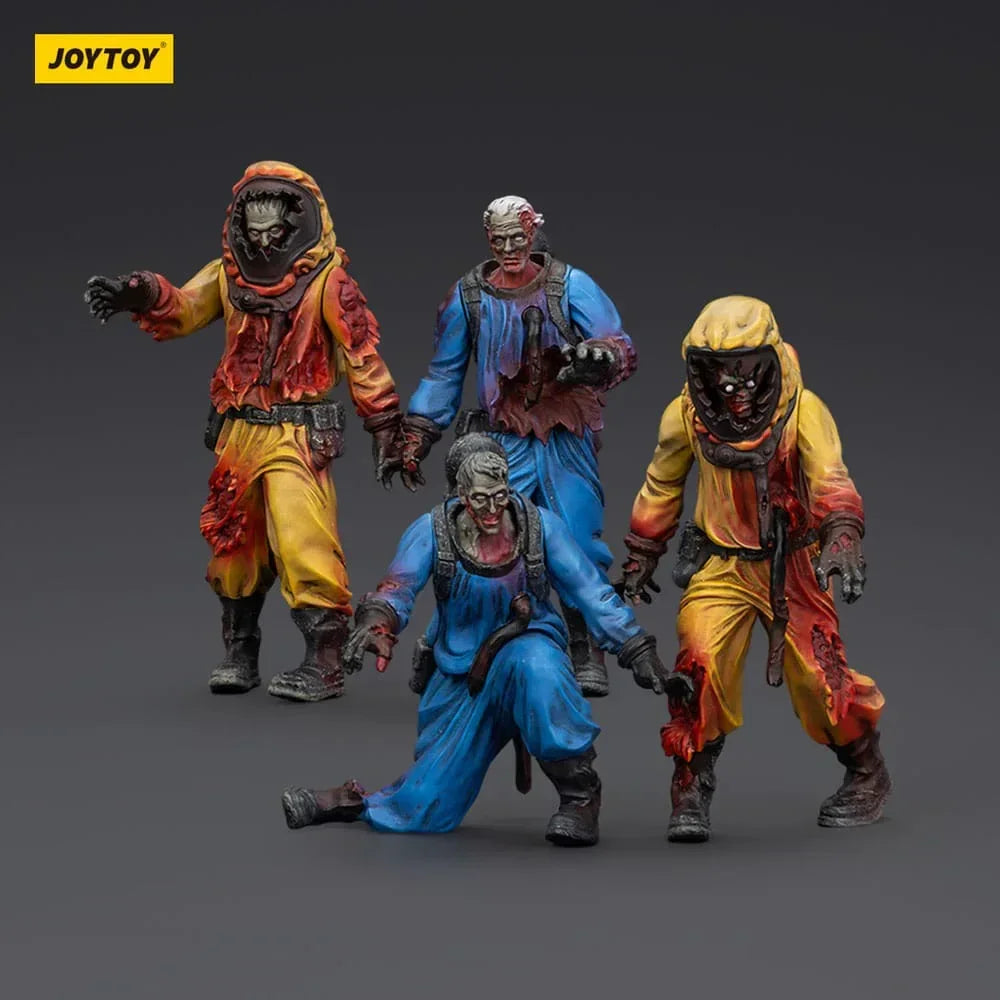 Zombie Dark Source Action Figurr 4-Pack Biochemical Lab Team 8 cm Joy Toy (CN)