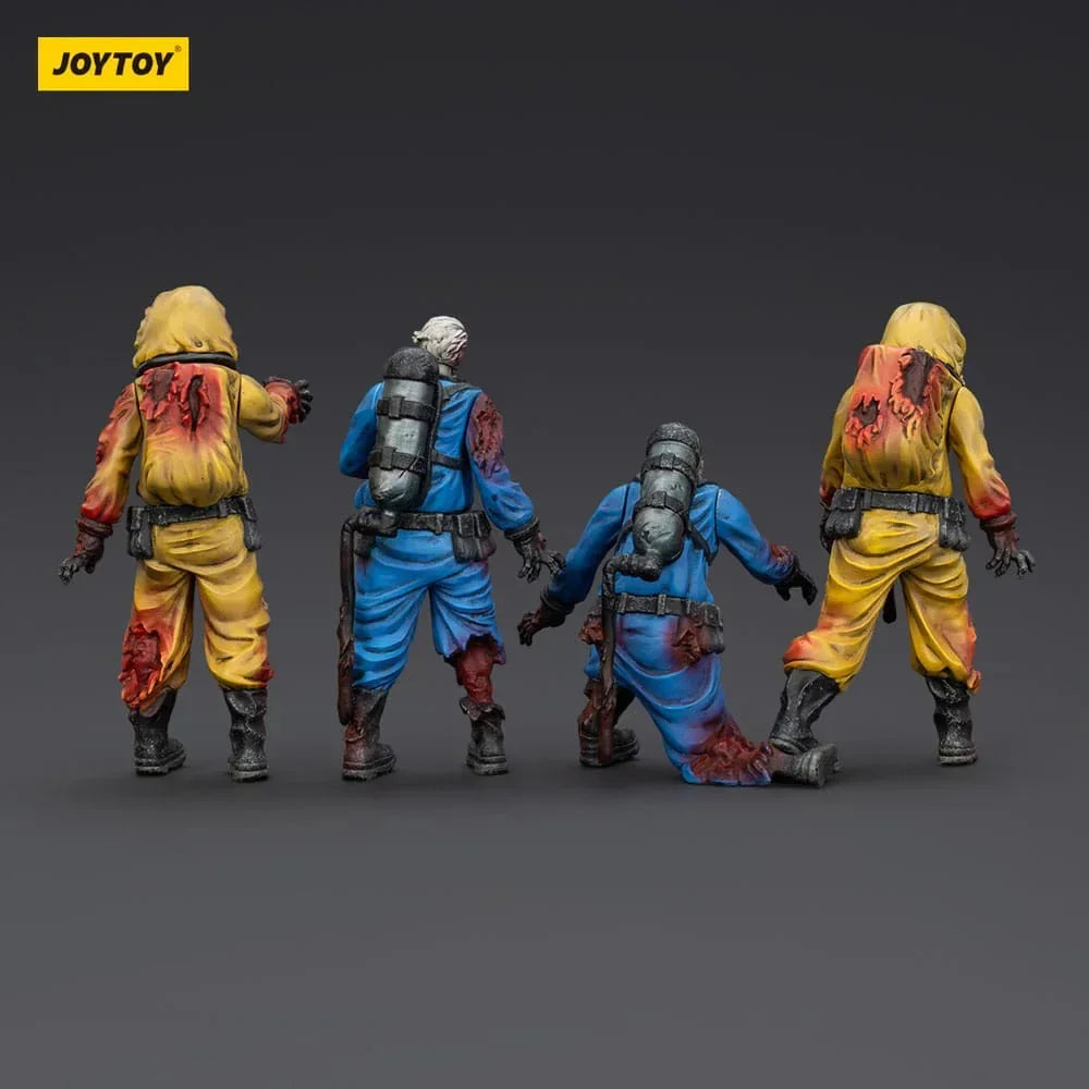 Zombie Dark Source Action Figurr 4-Pack Biochemical Lab Team 8 cm Joy Toy (CN)