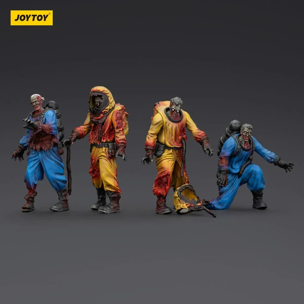 Zombie Dark Source Action Figurr 4-Pack Biochemical Lab Team 8 cm Joy Toy (CN)