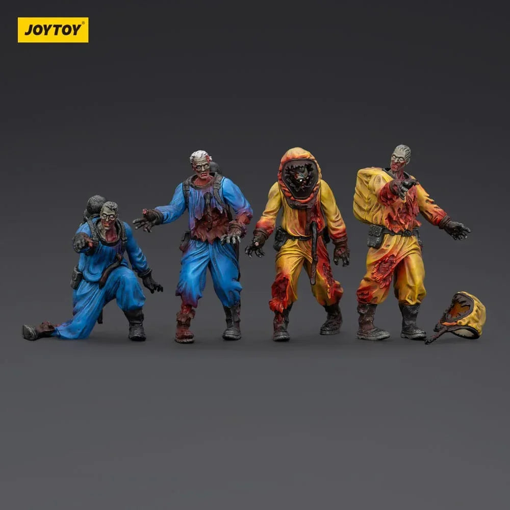 Zombie Dark Source Action Figurr 4-Pack Biochemical Lab Team 8 cm Joy Toy (CN)