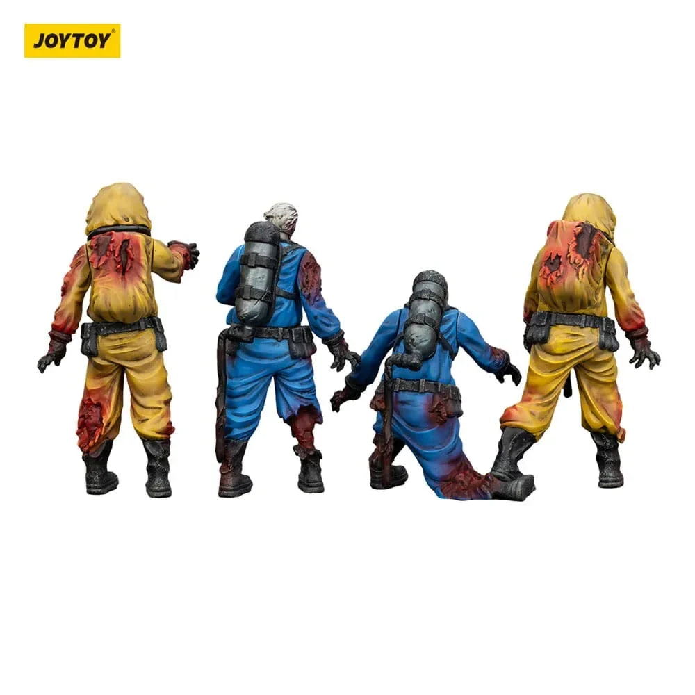 Zombie Dark Source Action Figurr 4-Pack Biochemical Lab Team 8 cm Joy Toy (CN)