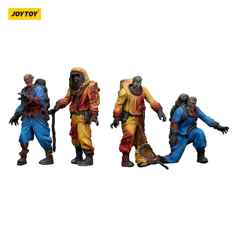 Zombie Dark Source Action Figurr 4-Pack Biochemical Lab Team 8 cm Joy Toy (CN)