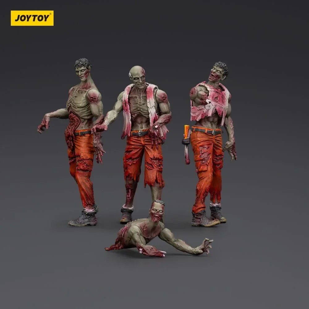 Zombie Dark Source Action Figurr 4-Pack Mechanic Team 8 cm Joy Toy (CN)