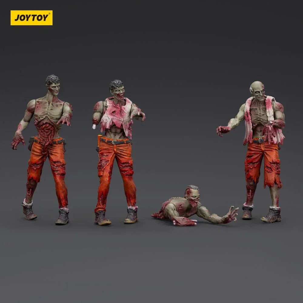 Zombie Dark Source Action Figurr 4-Pack Mechanic Team 8 cm Joy Toy (CN)
