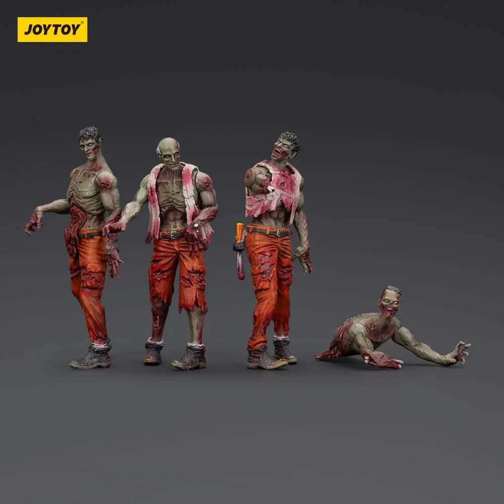 Zombie Dark Source Action Figurr 4-Pack Mechanic Team 8 cm Joy Toy (CN)