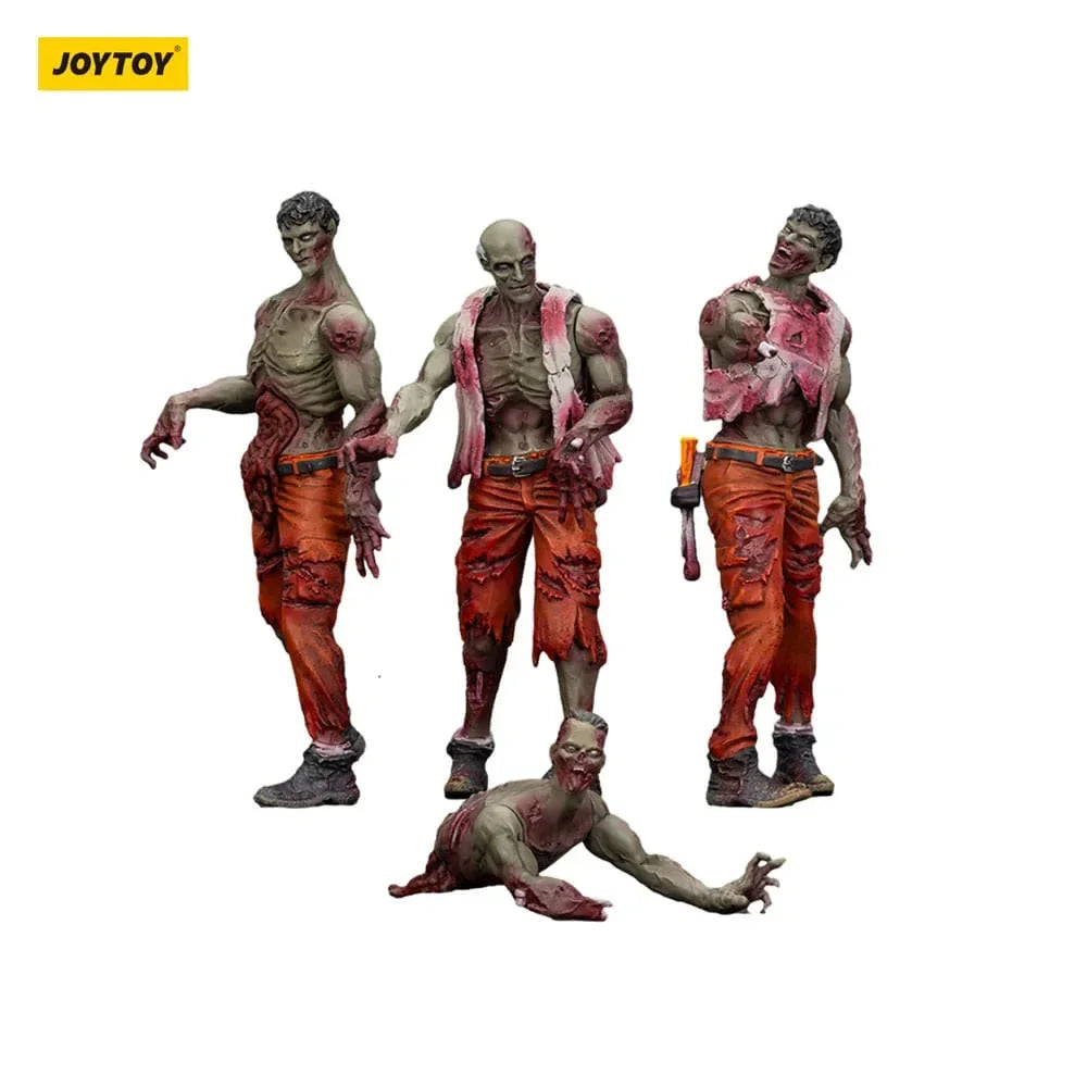 Zombie Dark Source Action Figurr 4-Pack Mechanic Team 8 cm Joy Toy (CN)