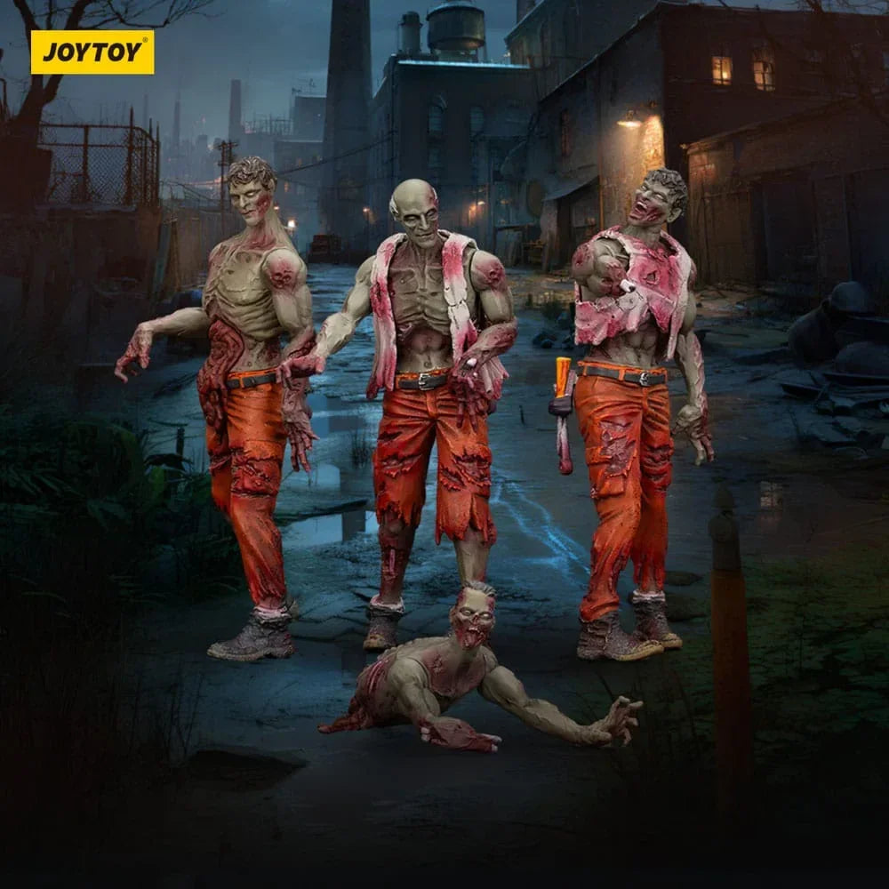 Zombie Dark Source Action Figurr 4-Pack Mechanic Team 8 cm Joy Toy (CN)