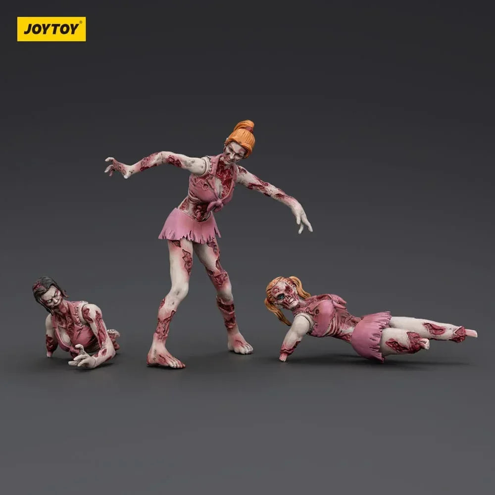 Zombie Dark Source Action Figurr 3-Pack Cheer Leaders - 8 cm Joy Toy (CN)