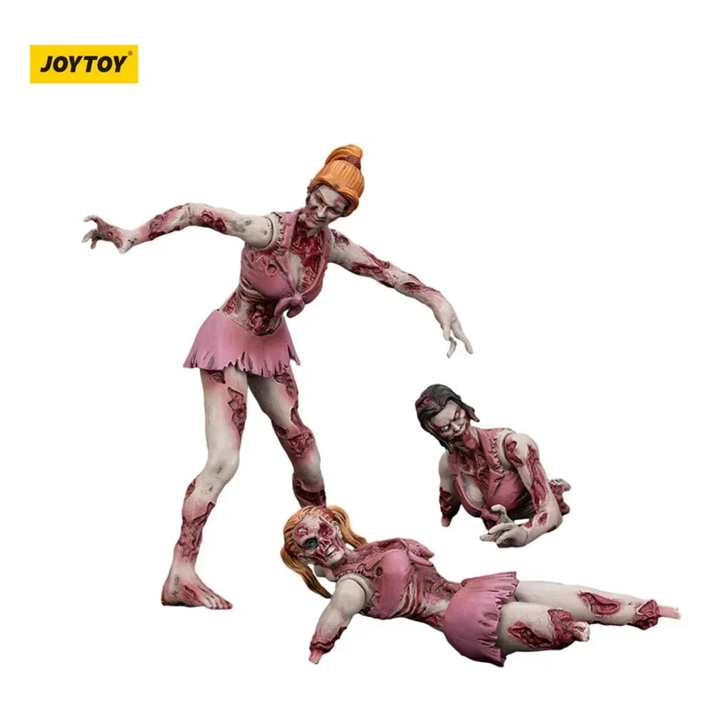 Zombie Dark Source Action Figurr 3-Pack Cheer Leaders - 8 cm Joy Toy (CN)