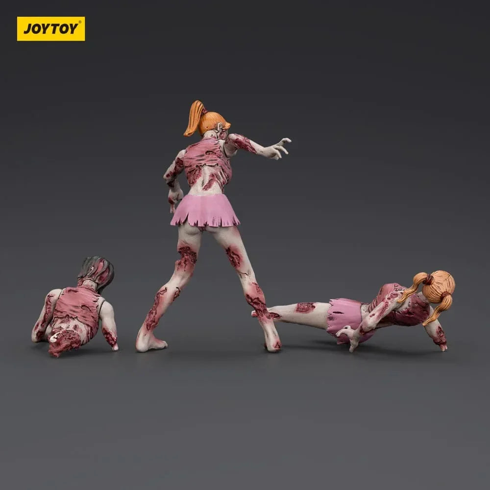 Zombie Dark Source Action Figurr 3-Pack Cheer Leaders - 8 cm Joy Toy (CN)