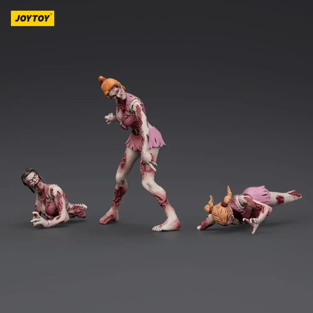 Zombie Dark Source Action Figurr 3-Pack Cheer Leaders - 8 cm Joy Toy (CN)