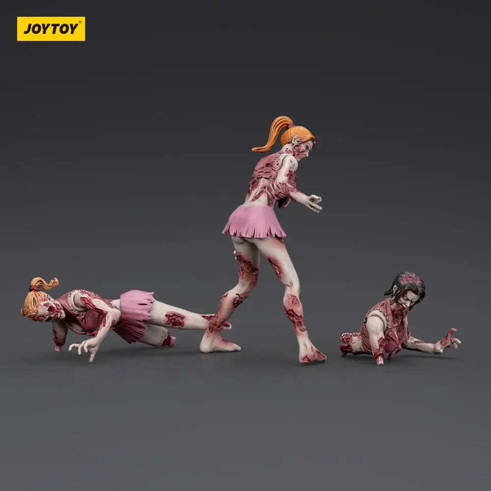 Zombie Dark Source Action Figurr 3-Pack Cheer Leaders - 8 cm Joy Toy (CN)