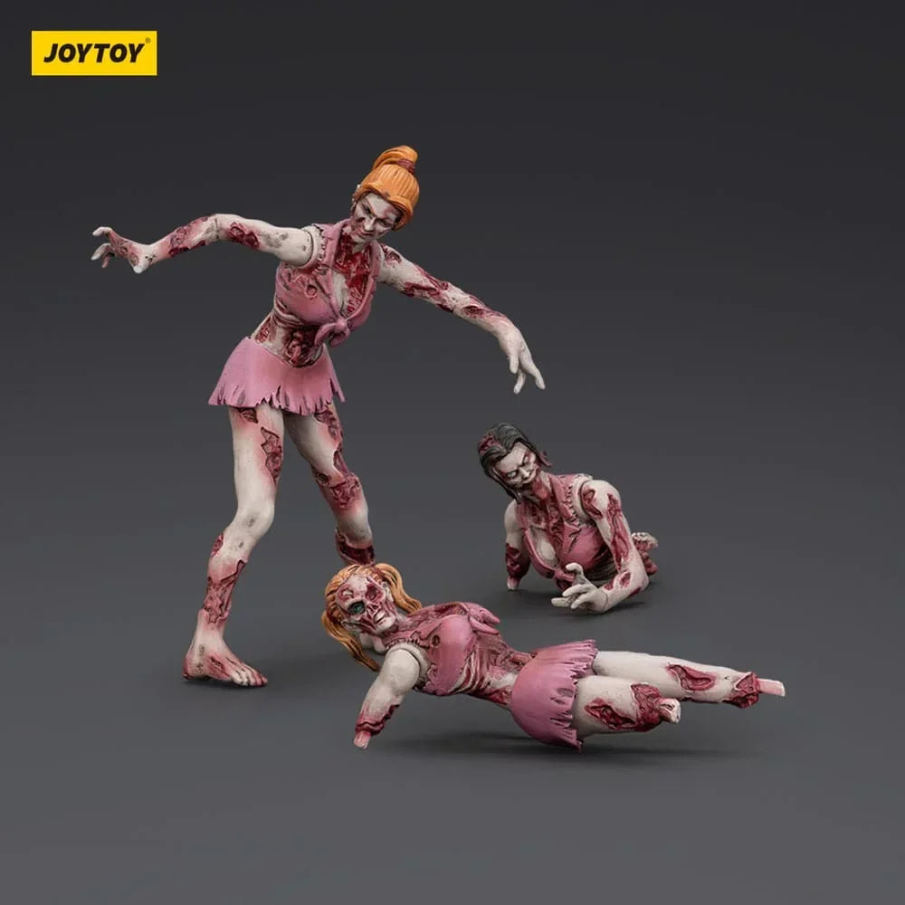 Zombie Dark Source Action Figurr 3-Pack Cheer Leaders - 8 cm Joy Toy (CN)