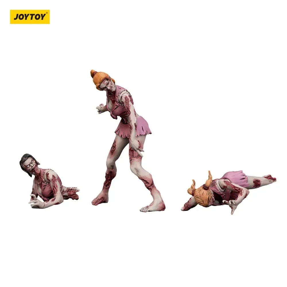 Zombie Dark Source Action Figurr 3-Pack Cheer Leaders - 8 cm Joy Toy (CN)