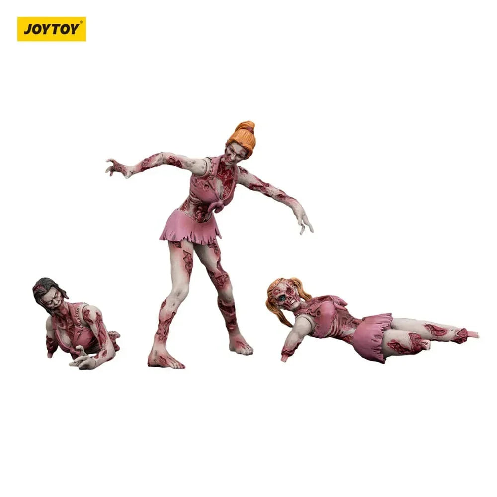 Zombie Dark Source Action Figurr 3-Pack Cheer Leaders - 8 cm Joy Toy (CN)