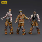 Zombie Dark Source Action Figurr 3-Pack Brandmansfigurer 8 cm Joy Toy (CN)