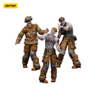 Zombie Dark Source Action Figurr 3-Pack Brandmansfigurer 8 cm Joy Toy (CN)