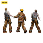 Zombie Dark Source Action Figurr 3-Pack Brandmansfigurer 8 cm Joy Toy (CN)